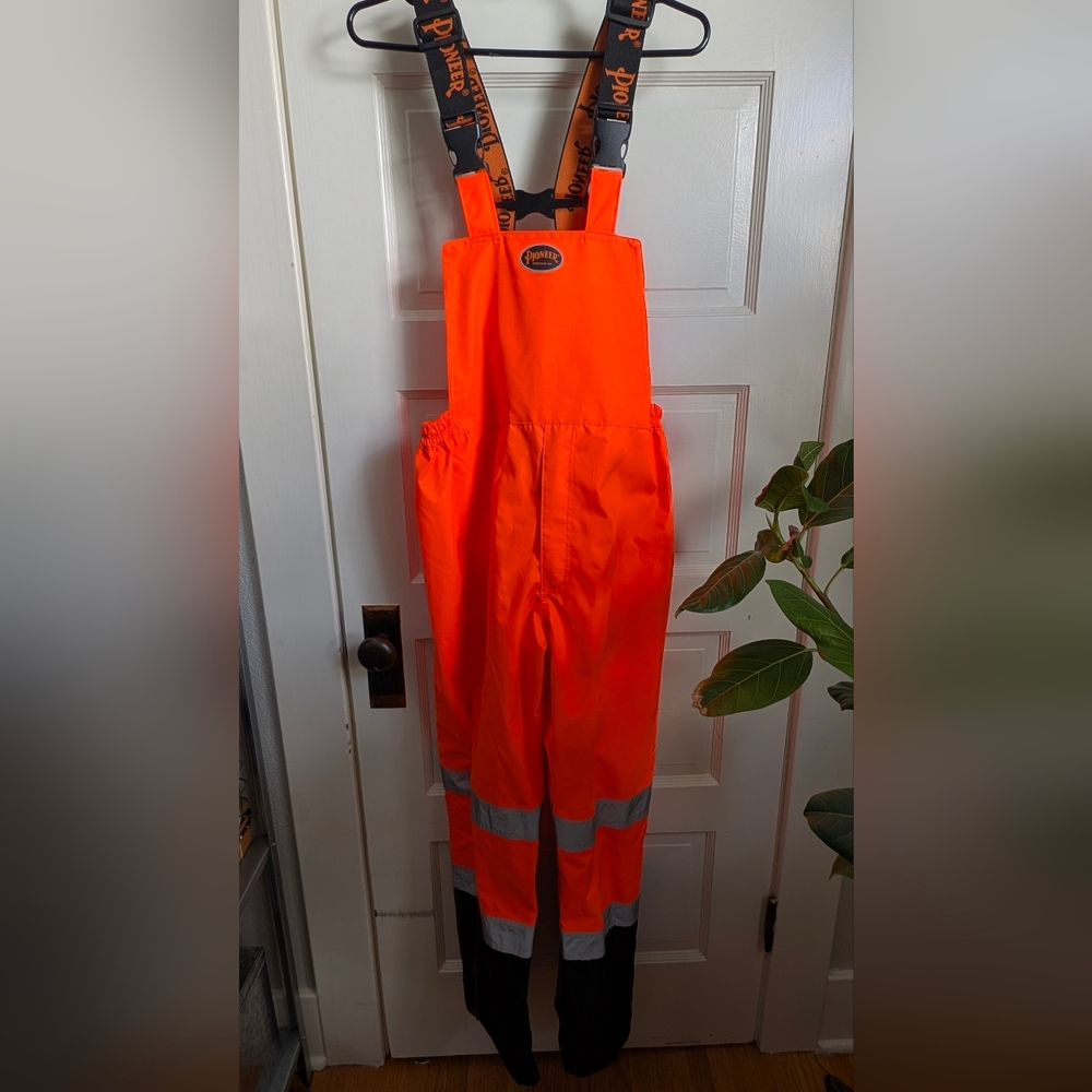 Pioneer Orange Safety Overalls